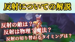 【ラグオリ】反射についての解説【ラグナロクオリジン】
