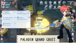 Ragnarok Origin Paladin Grand Cross Build with Imperial Spear Shield Grinding on Raydric Archer