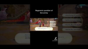Bocusney question and answer in ragnarok origin for archers #ragnarok #ragnarokorigin #bocusney