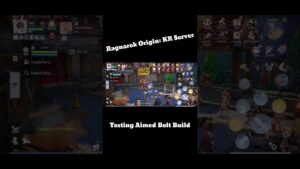 Ragnarok Origin: Trying Out the new Aimed Bolt Build
