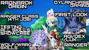 RAGNAROK ORIGIN – RANGER W/ WOLF WARG CLASS ALL SKILLS SHOWCASE  AGI/DEX/LUK