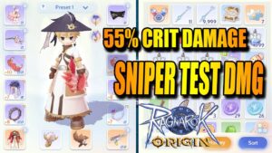 55% Crit Dmg Sniper Damage Test – Ragnarok Origin